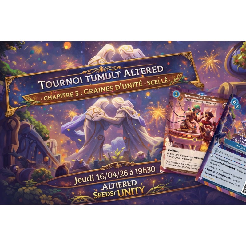 Participer au Tumult Altered Graines d'Unité