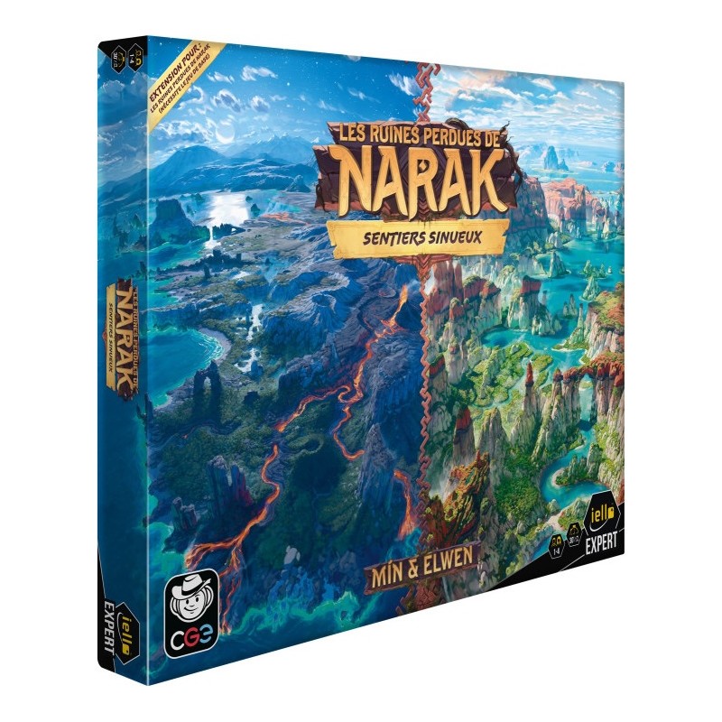 Acheter Ruines perdues de Narak Sentiers Sinueux extension jeu IELLO