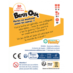 Acheter le jeu de société Burn Out (Nostromo Éditions)