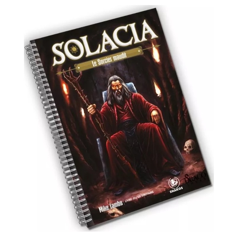 Acheter Solacia Le Sorcier Maudit livre-jeu Shakos