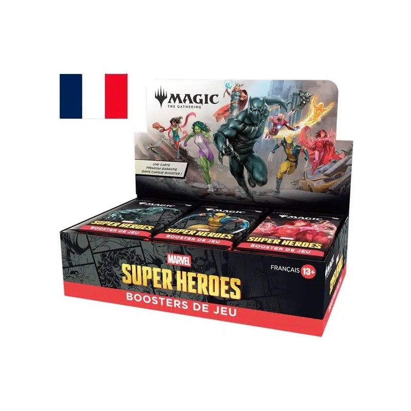 acheter Un Display Boosters de jeu Magic MTG Marvel Super Heroes WotC