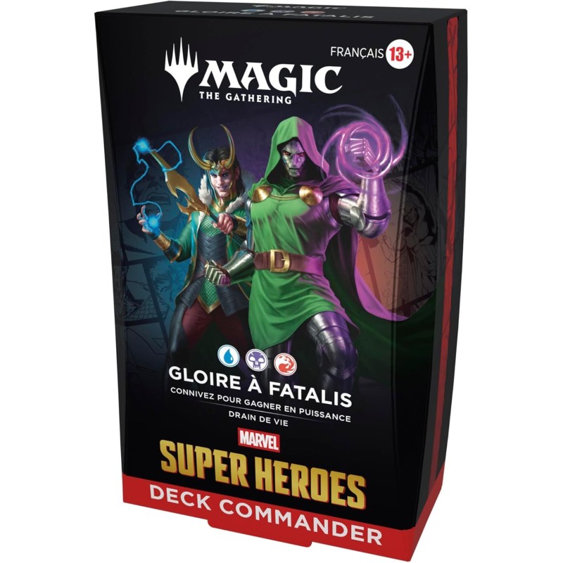 acheter Un Deck Commander Magic MTG Marvel Super Heroes WotC