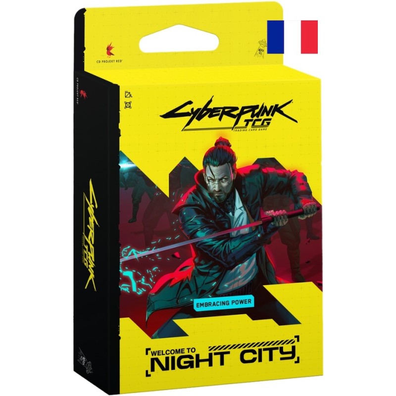 Acheter un deck préconstruit Cyberpunk TCG Welcome To Night City FR