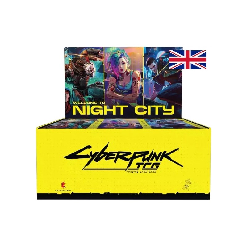 Acheter un Display de Boosters Cyberpunk TCG Welcome To Night City EN