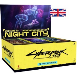 Acheter un Display de Boosters Cyberpunk TCG Welcome To Night City EN