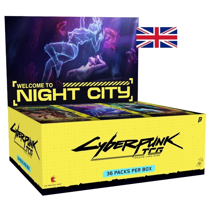 Acheter un Display de Boosters Cyberpunk TCG Welcome To Night City EN