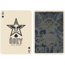 Acheter jeu de 54 cartes Theory11 Obey Gold Edition