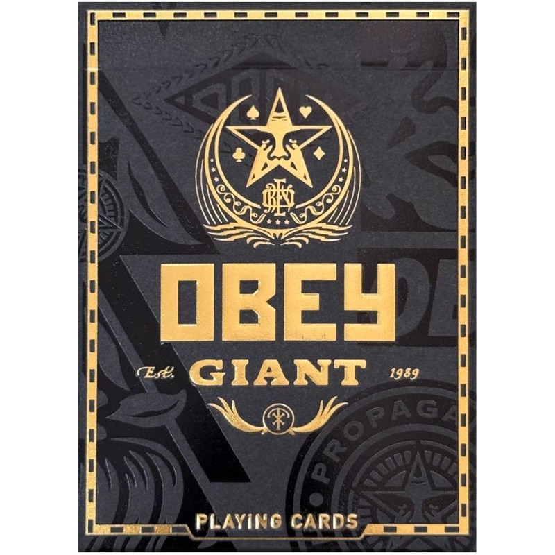Acheter jeu de 54 cartes Theory11 Obey Gold Edition