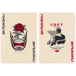 Acheter jeu de 54 cartes Theory11 Obey Collage Edition