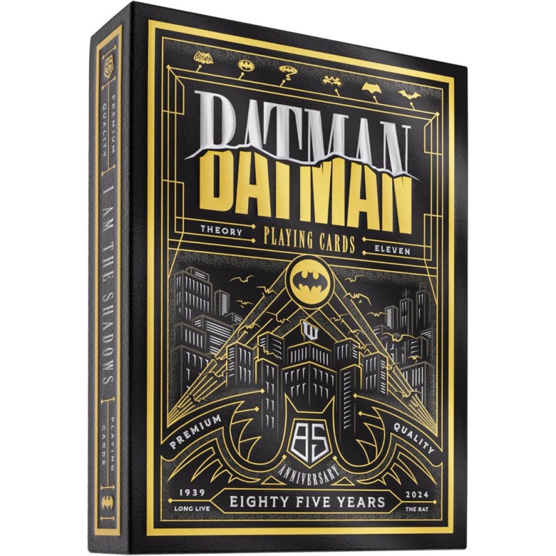 Acheter jeu 54 cartes Theory11 Batman 85ème Anniversaire