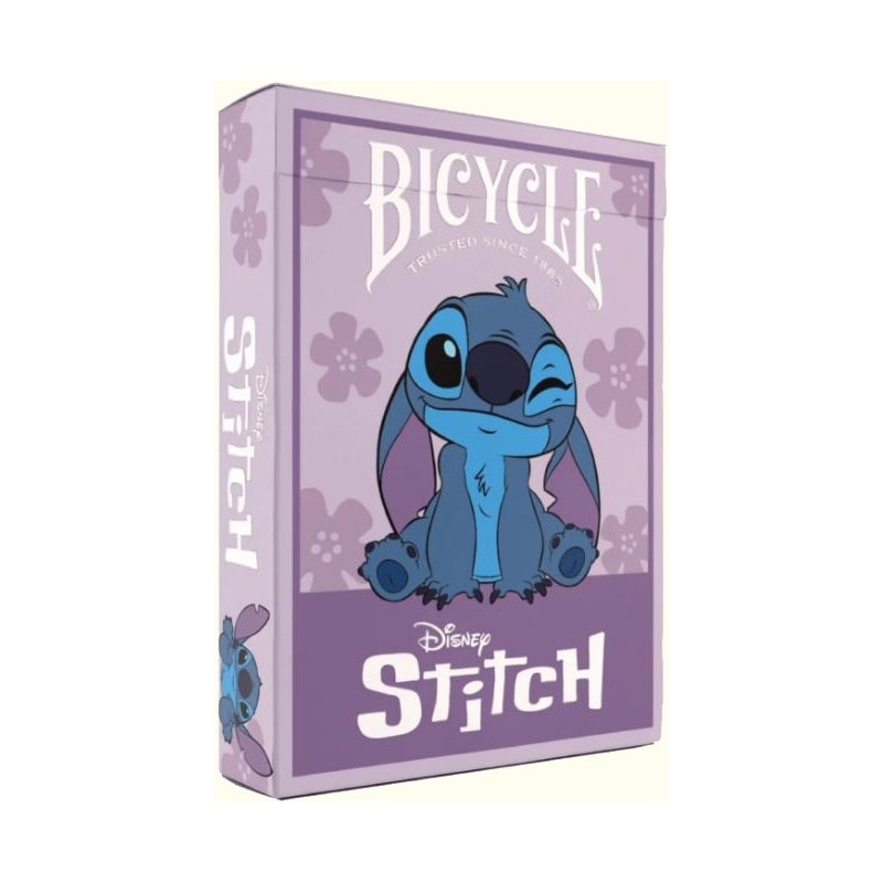 Acheter jeu 54 cartes Bicycle Disney Stitch Purple