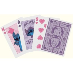 Acheter jeu 54 cartes Bicycle Disney Stitch Purple