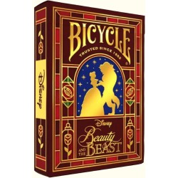 Acheter jeu 54 cartes Bicycle Disney La Belle et la Bête
