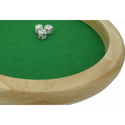 Piste de dés Bois 35 cm