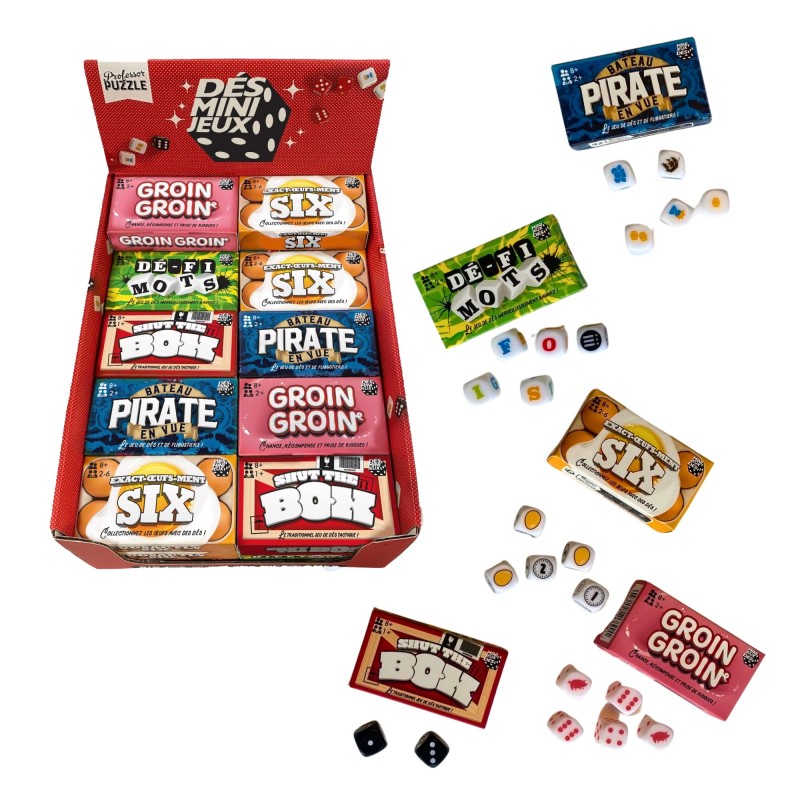 Acheter un Mini jeu de dés professor Puzzle