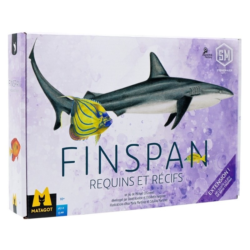 Acheter l'extension Finspan Requins et Récifs jeu stratégie (Matagot)