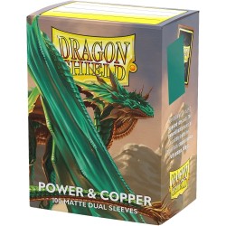 Acheter des protège-cartes Dragon Shield Dual Matte Power/copper
