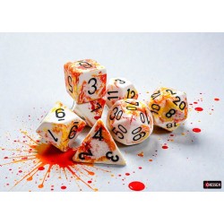 Set de 7 dés, idéal pour les jeux de rôle.