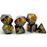 Set de 7 dés, idéal pour les jeux de rôle.