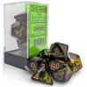 Set de 7 dés, idéal pour les jeux de rôle.