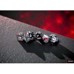 Set de 7 dés, idéal pour les jeux de rôle.