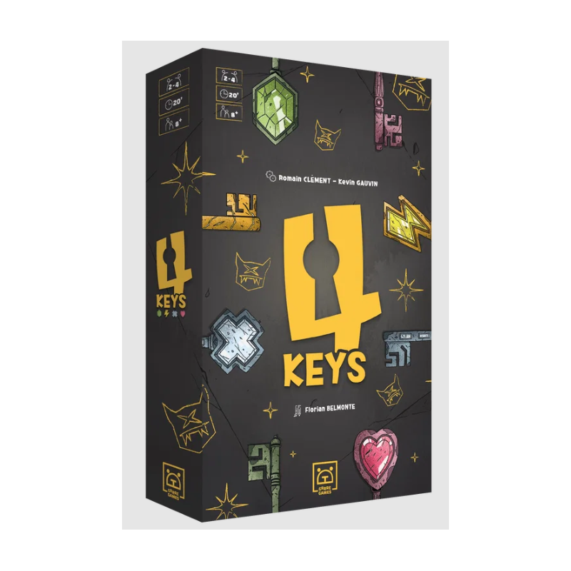 Acheter le jeu de société 4 Keys (Grrre Games)