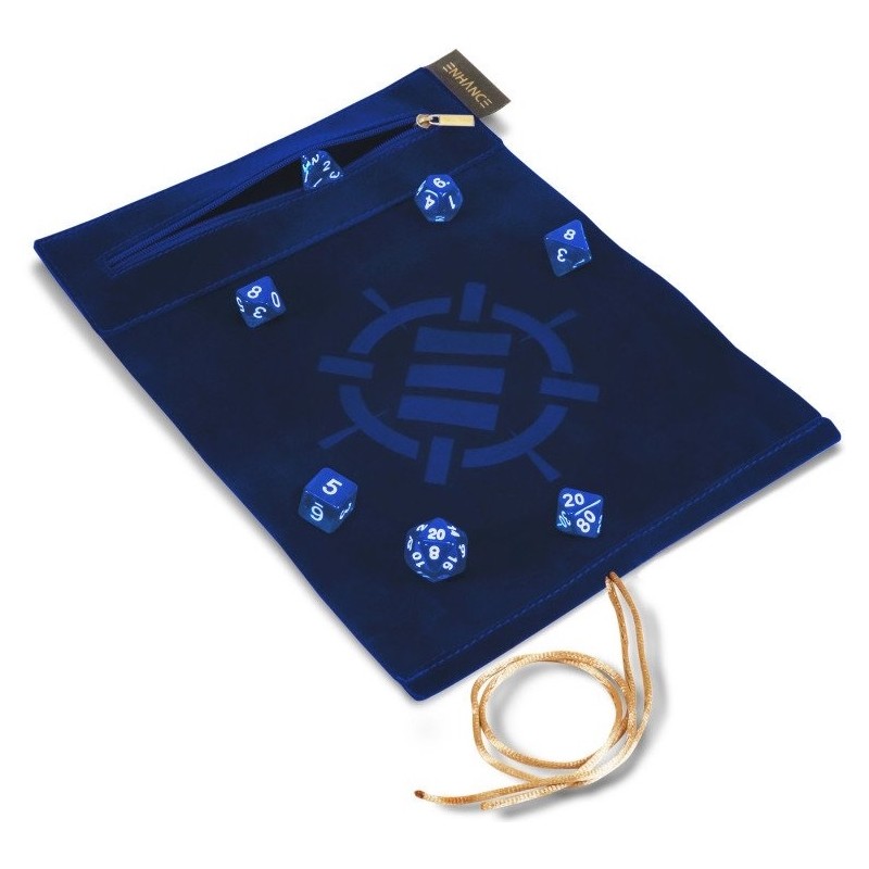 Acheter set dés + tapis ENHANCE Roll on a Scroll noir