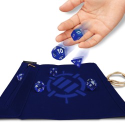 Acheter set dés + tapis ENHANCE Roll on a Scroll noir