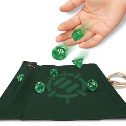 Acheter set dés + tapis ENHANCE Roll on a Scroll noir