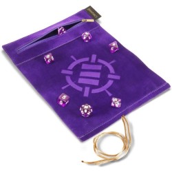 Acheter set dés + tapis ENHANCE Roll on a Scroll noir