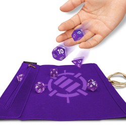 Acheter set dés + tapis ENHANCE Roll on a Scroll noir