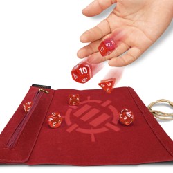 Acheter set dés + tapis ENHANCE Roll on a Scroll noir