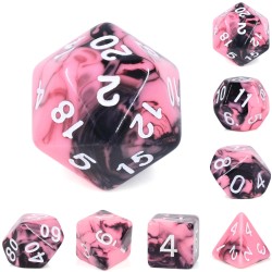 Acheter un Set de 7 dés, idéal pour les jeux de rôle.