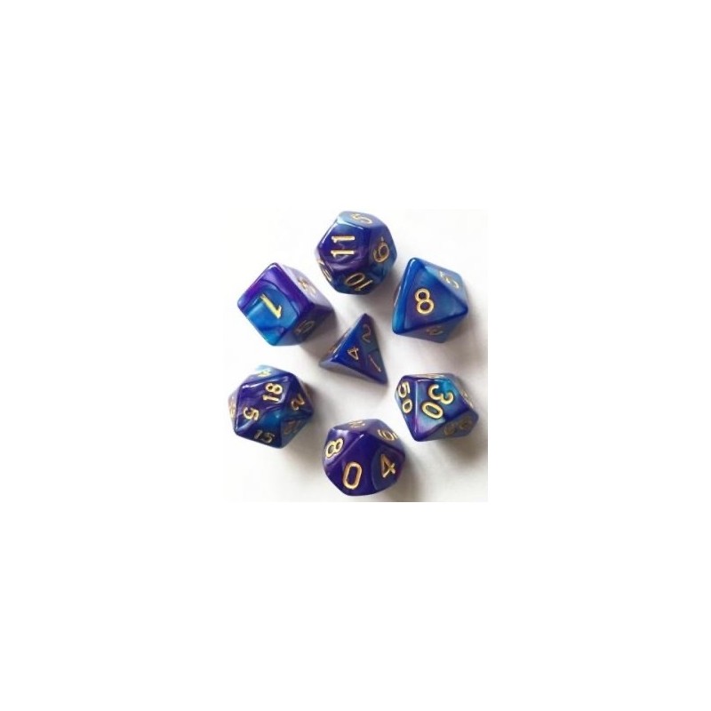Acheter un Set de 7 dés, idéal pour les jeux de rôle.