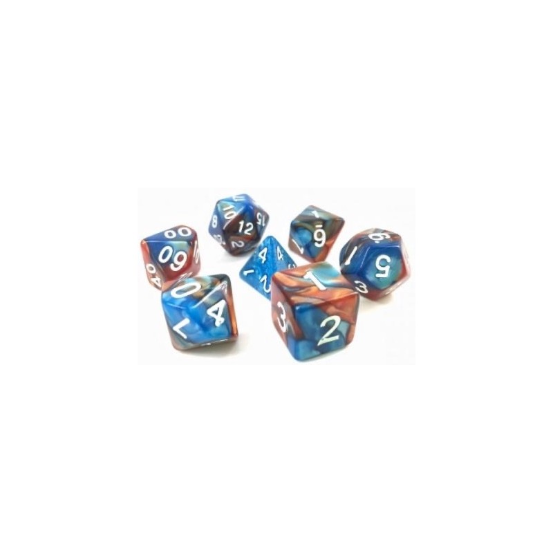 Acheter un Set de 7 dés, idéal pour les jeux de rôle.