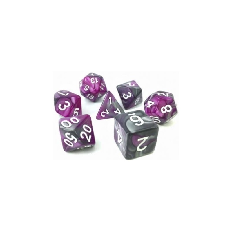 Acheter un Set de 7 dés, idéal pour les jeux de rôle.