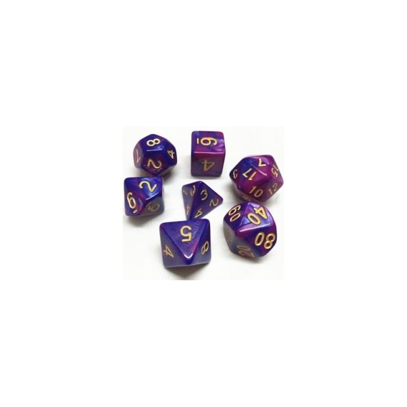 Acheter un Set de 7 dés, idéal pour les jeux de rôle.