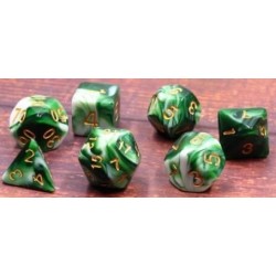 Acheter un Set de 7 dés, idéal pour les jeux de rôle.