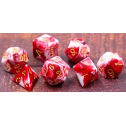 Acheter un Set de 7 dés, idéal pour les jeux de rôle.