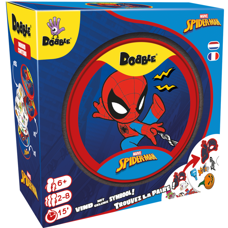Acheter Dobble Spider-Man (Asmodee) - Jeu d'observation Marvel