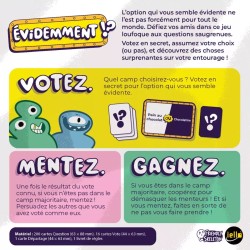 Acheter Évidemment (Yaqua Studio) - Jeu d'ambiance familial