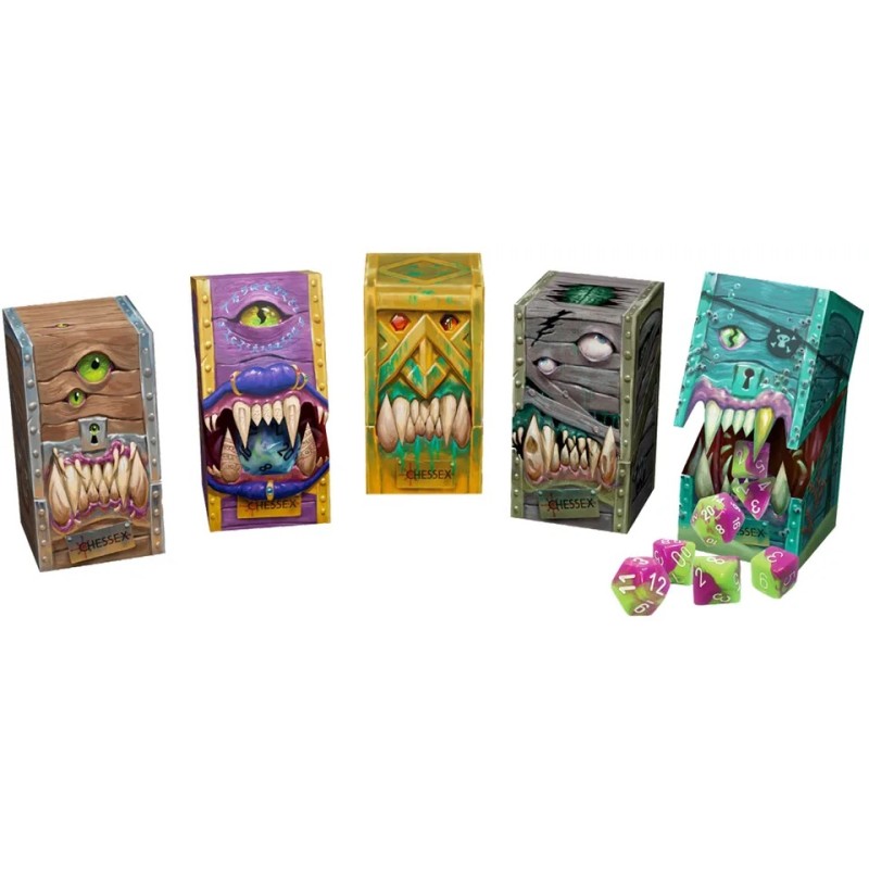 Un set de 7 dés aléatoire : set de dés Mystère