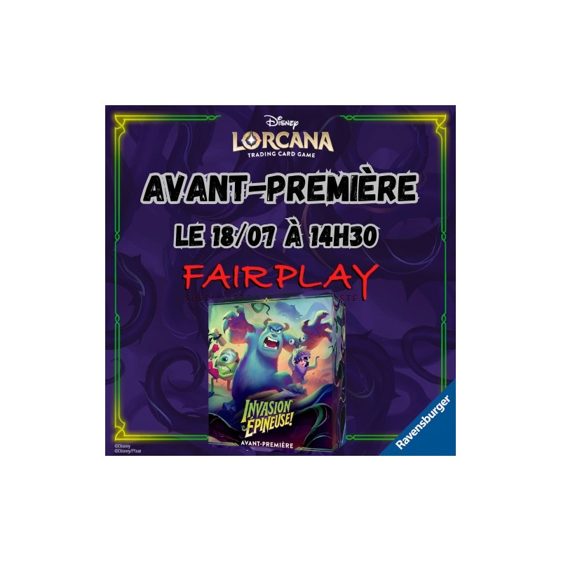 Participez à un tournoi d'Avant Première Disney Lorcana