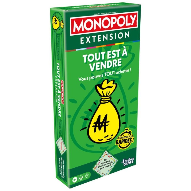 Acheter le jeu de société Monopoly Extension Tout est à vendre (Hasbro)
