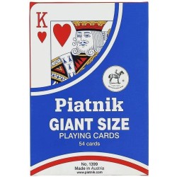Acheter Jeu de 54 Cartes à jouer XXL géantes Piatnik