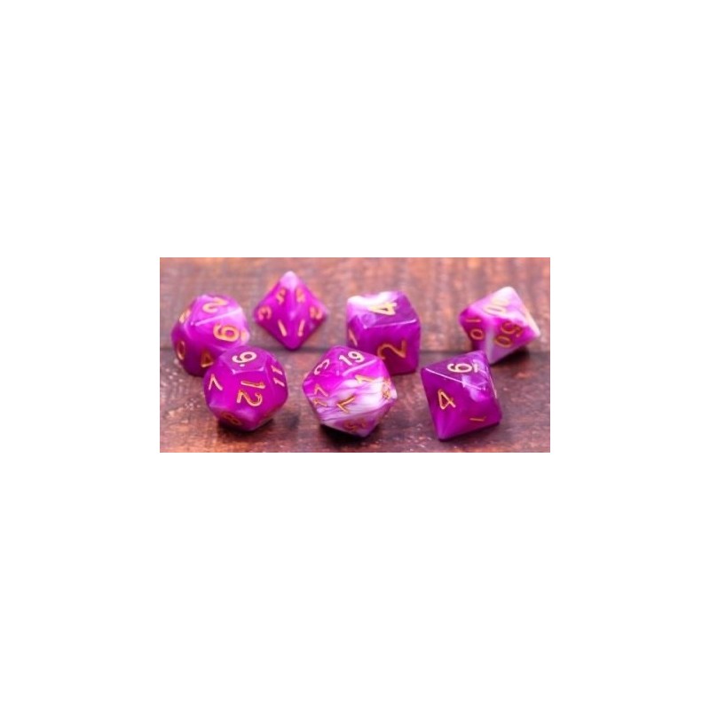 Acheter un Set de 7 dés, idéal pour les jeux de rôle.