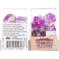Acheter un Set de 7 dés, idéal pour les jeux de rôle.