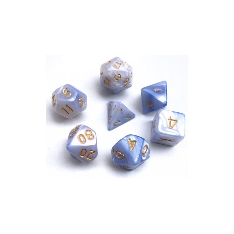 Acheter un Set de 7 dés, idéal pour les jeux de rôle.