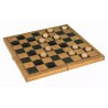 Acheter le jeu de société Dames en Bois Vintage 25 cm (Professor Puzzle)