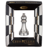 Découvrez le casse-tête métal Chess bishop Silver de la marque Huzzle